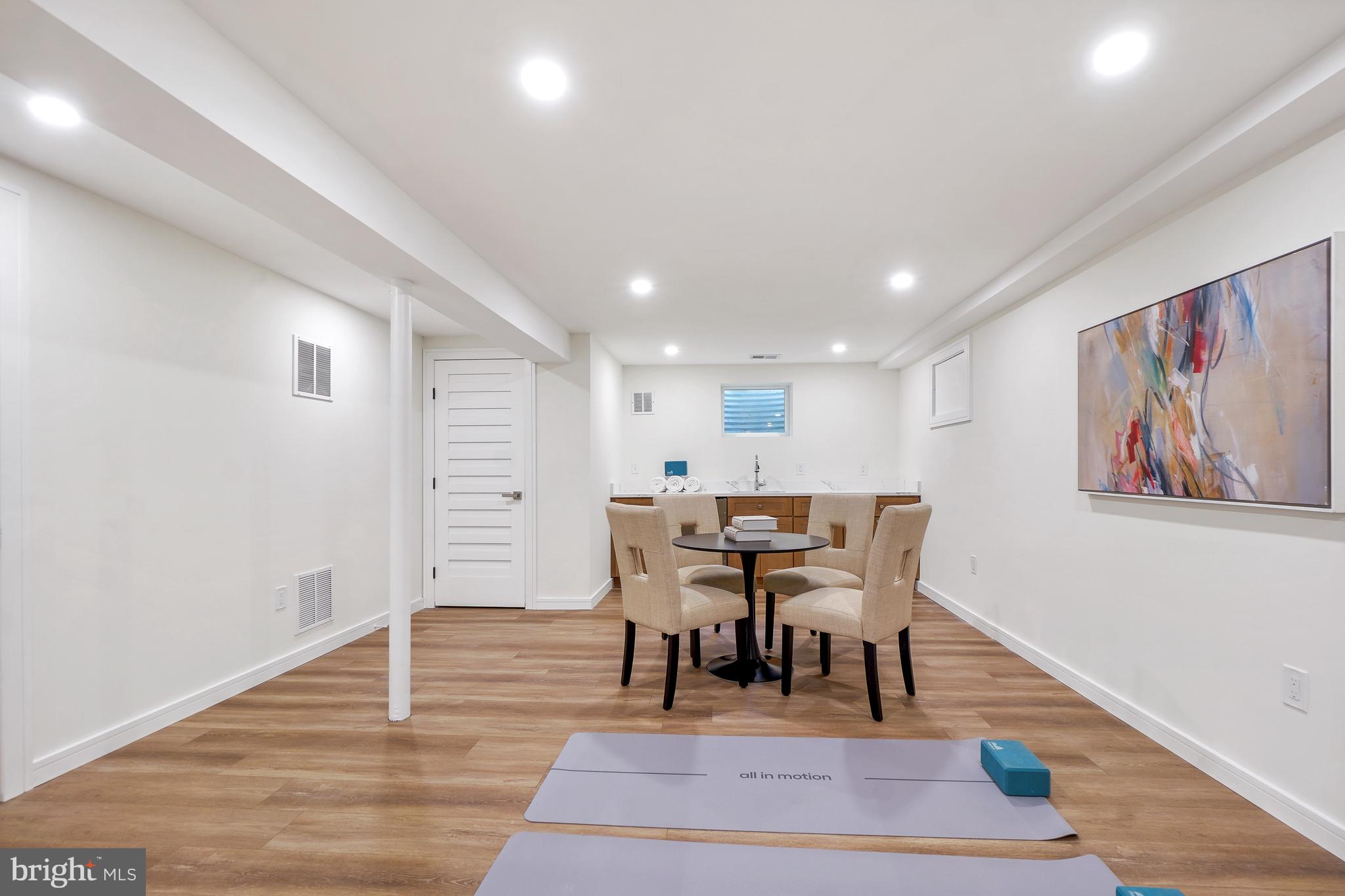 7301 Marbury Road Bethesda, MD 20817 - Photo 65 of 81 a dining room with furniture and wooden floor