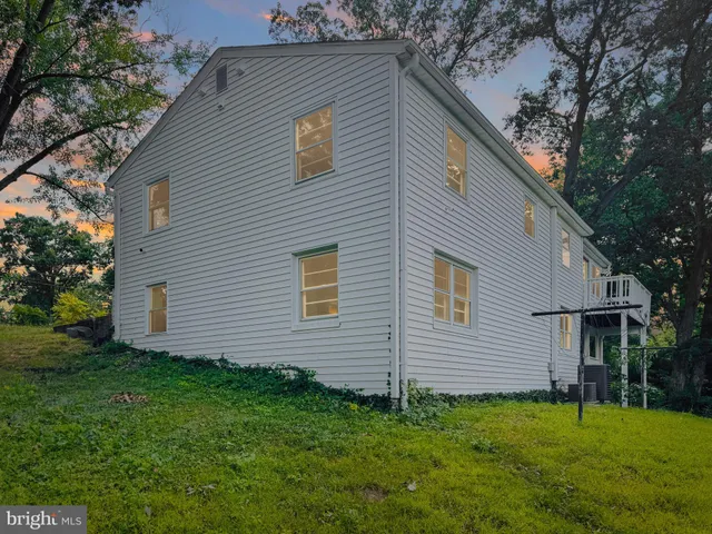 a view of a backyard with a garden