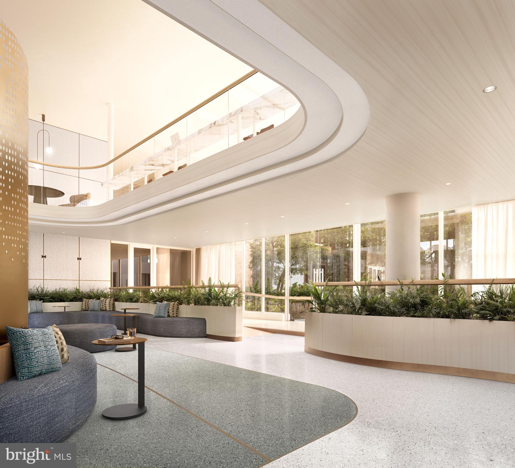 5300 Wisconsin Avenue Northwest, Unit 324/VARIES Washington, DC 20015 - Photo 20 of 28 a view of a patio with couches and potted plants