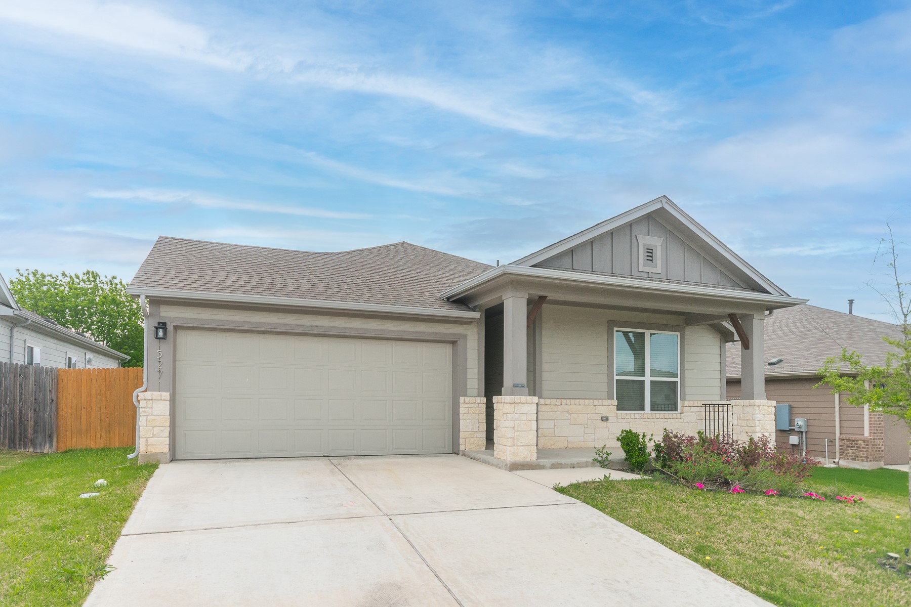 527 Bridgestone Way Buda, TX 78610 - Photo 3 of 21 a front view of house with yard