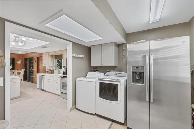 a house view with a seating space