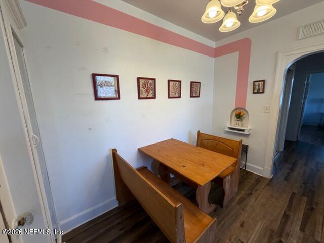 2670 Post Street, Unit 3 Jacksonville, FL 32204 - Photo 10 of 21 a room with pool table and wooden floor