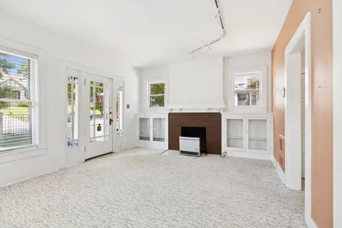 a view of an empty room with window