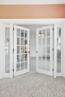 a view of front door