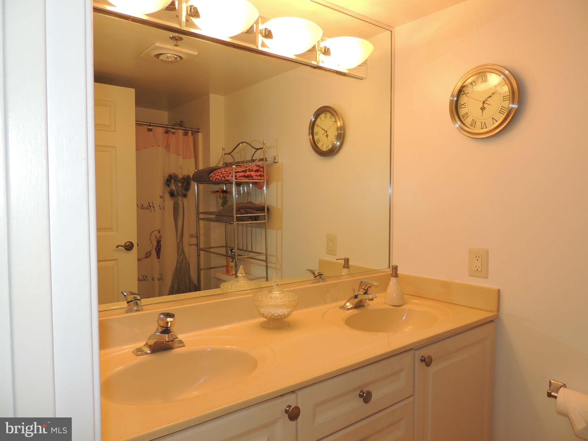 19385 Cypress Ridge Terrace, Unit 619 Leesburg, VA 20176 - Photo 13 of 17 a bathroom with a sink and a mirror