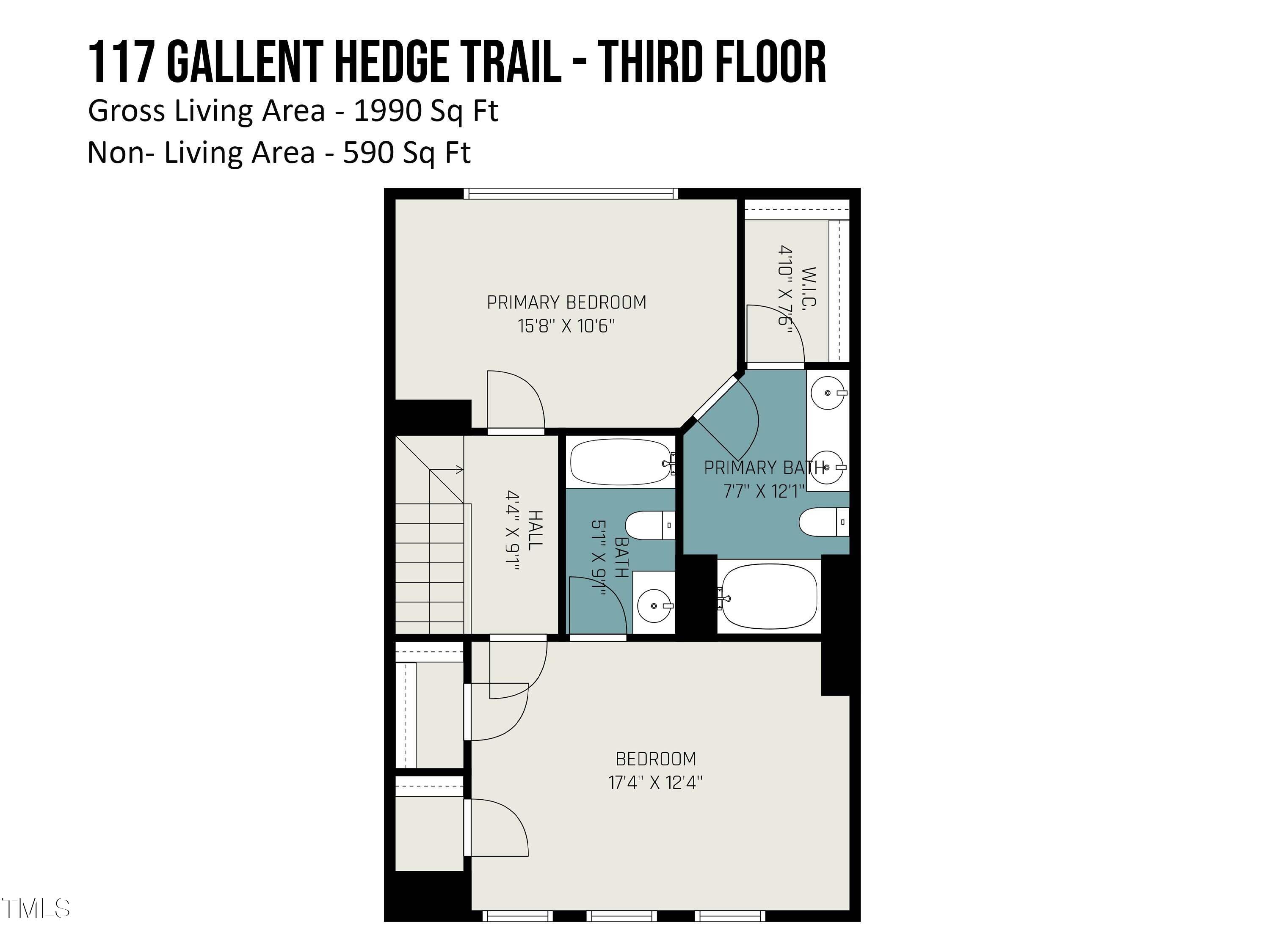117 Gallent Hedge Trail Apex, NC 27539 - Photo 35 of 35 117_gallent_hedge_trail_-_third_floor_49