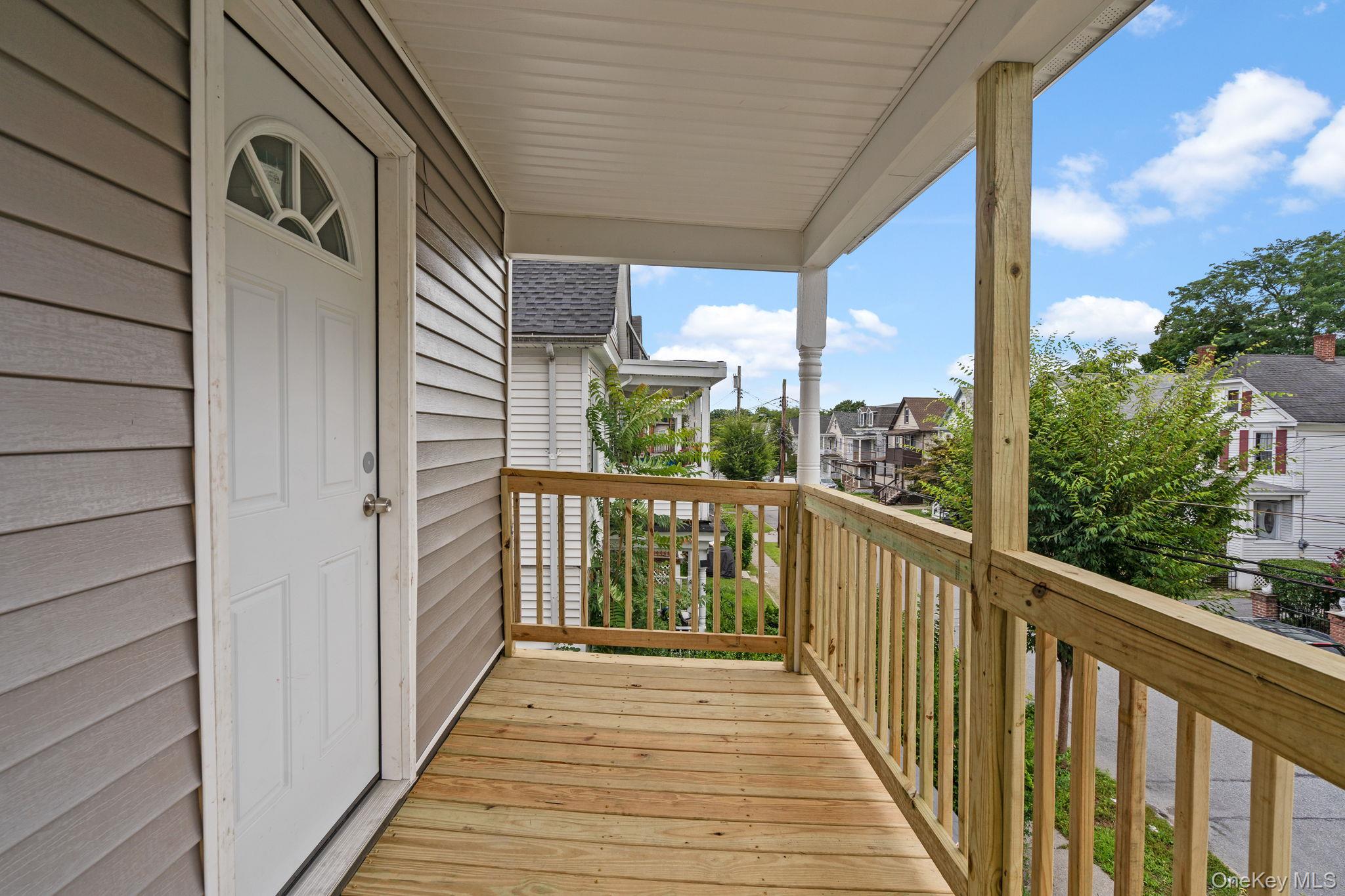 21 Lent Street Poughkeepsie, NY 12601 - Photo 4 of 47 Wooden terrace with a residential view