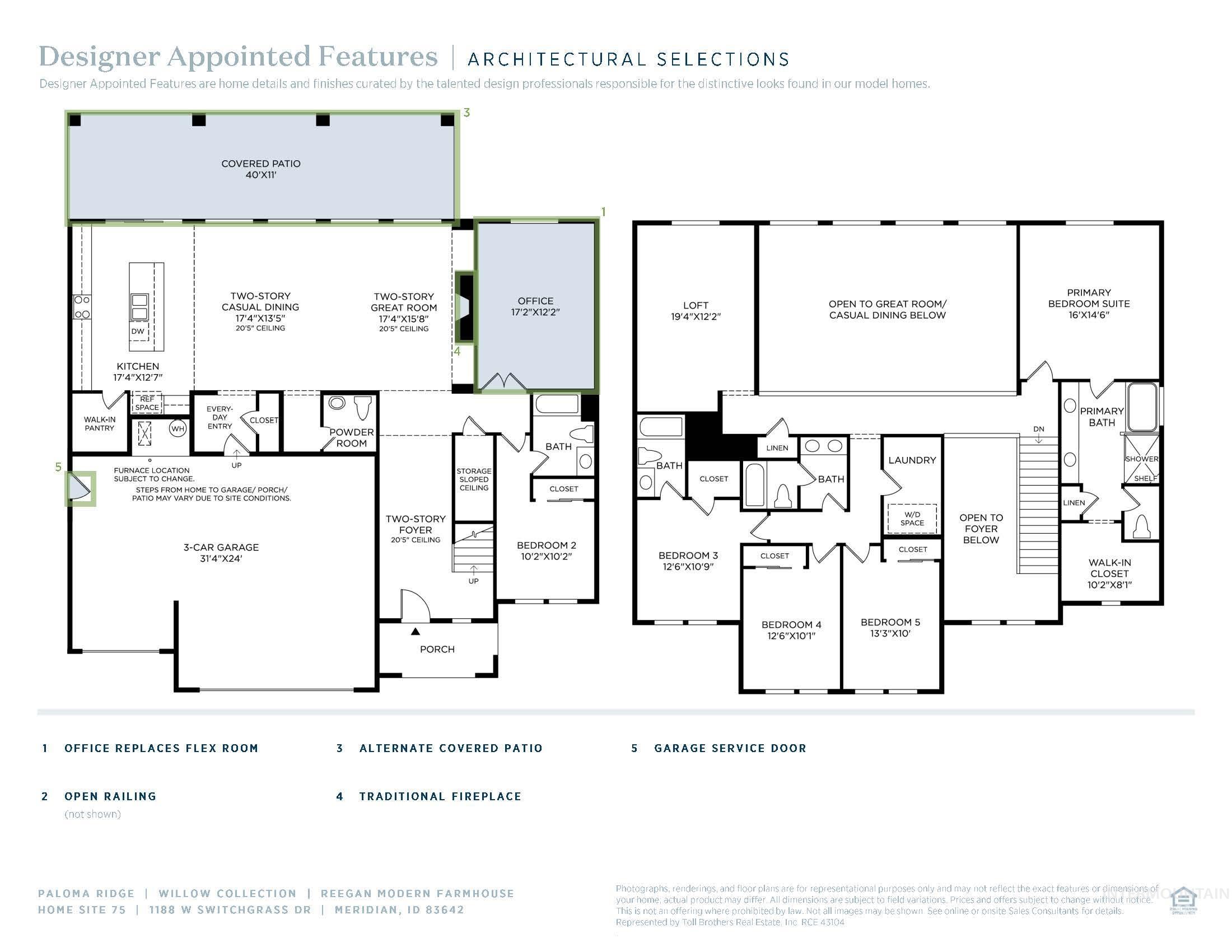 1188 West Switchgrass Drive Meridian, ID 83642 - Photo 14 of 21 View of room layout