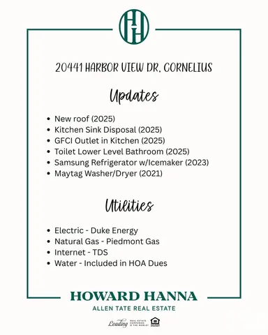 $460,000 | 20441 Harbor View Drive, Cornelius, NC 28031