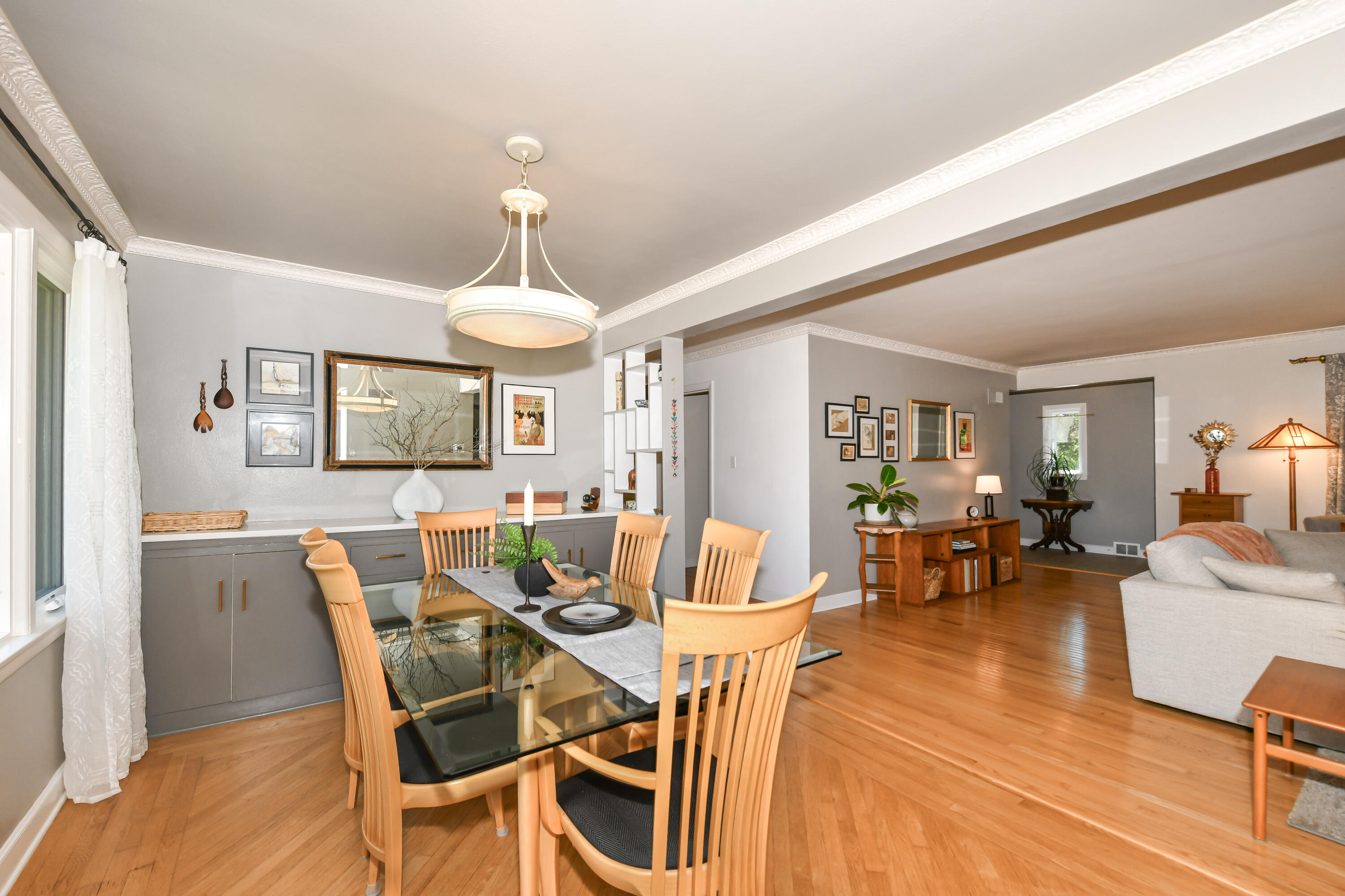 9740 West Center Street Milwaukee, WI 53222 - Photo 21 of 49 Dining Room Open to Living Room