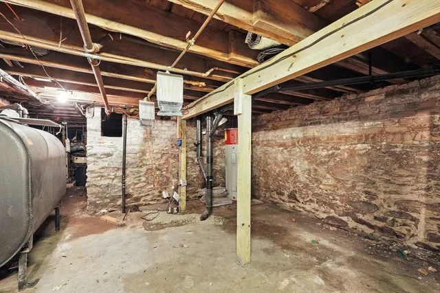 a view of a storage room