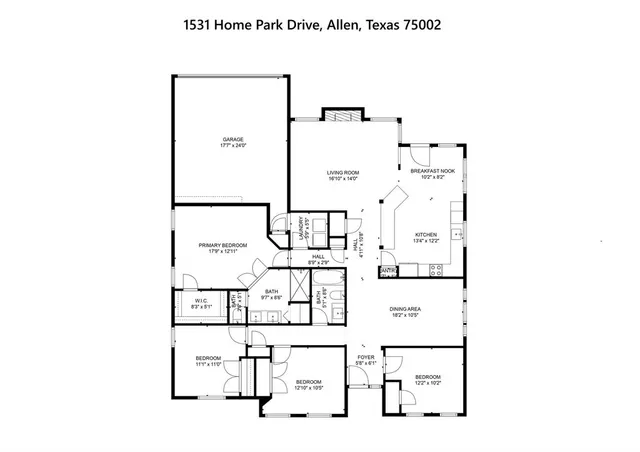 $4,500 | 1531 Home Park Drive, Allen, TX 75002
