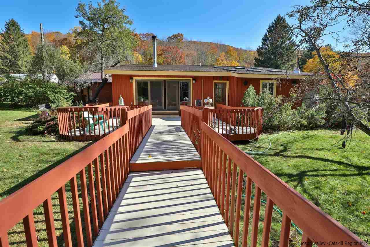 35 Old Rte 42 Shandaken, NY 12480 - Photo 28 of 34 a view of a house with wooden deck
