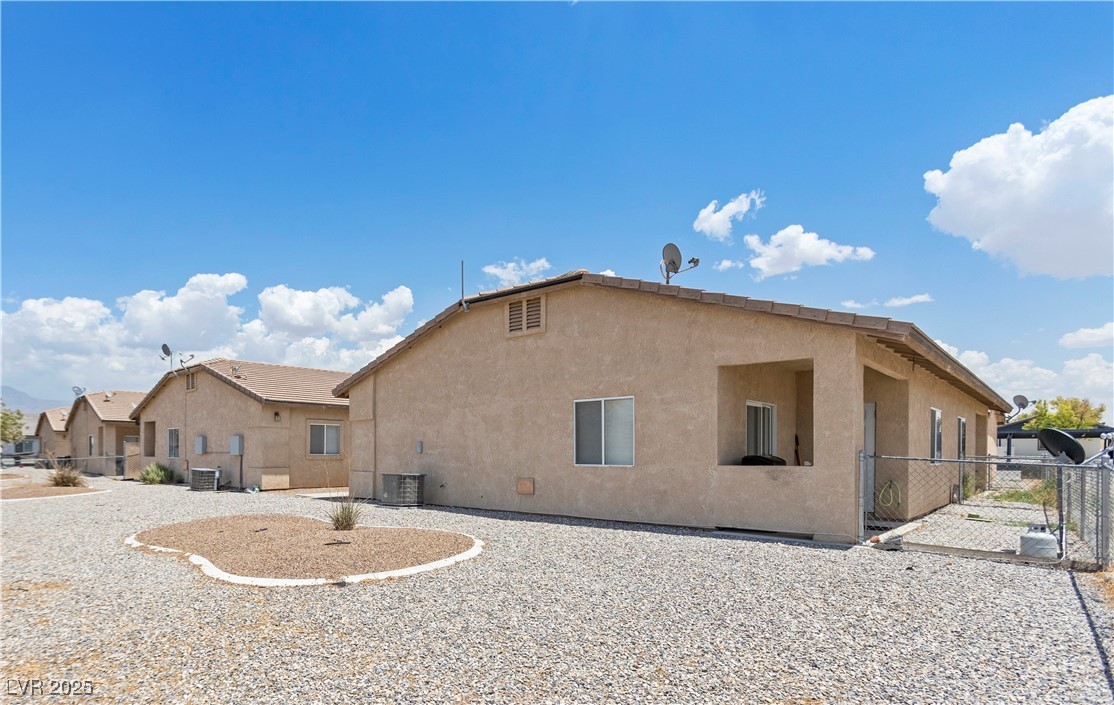 1430 Star Road Pahrump, NV 89048 - Photo 6 of 32 Rear view of property with stucco siding