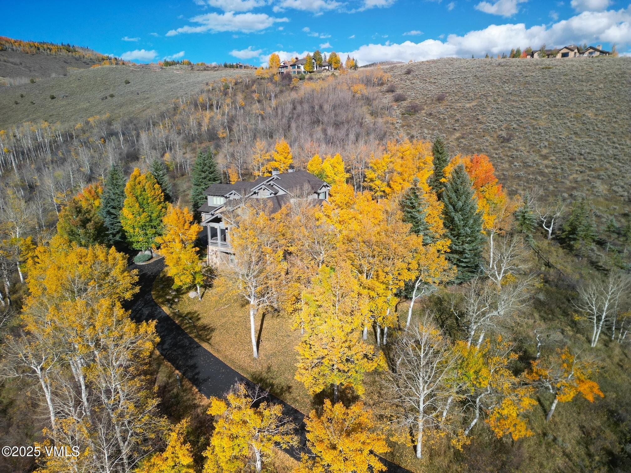 2005 West Wildwood Road Avon, CO 81620 - Photo 34 of 36 Fall Aerial_Distance