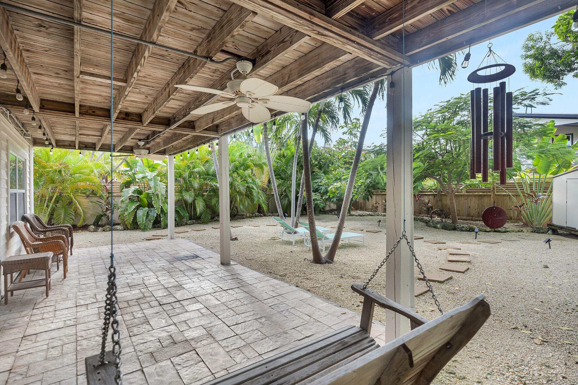 27018 Angelfish Road Summerland Key, FL 33042 - Photo 19 of 48 Covered Backyard Area