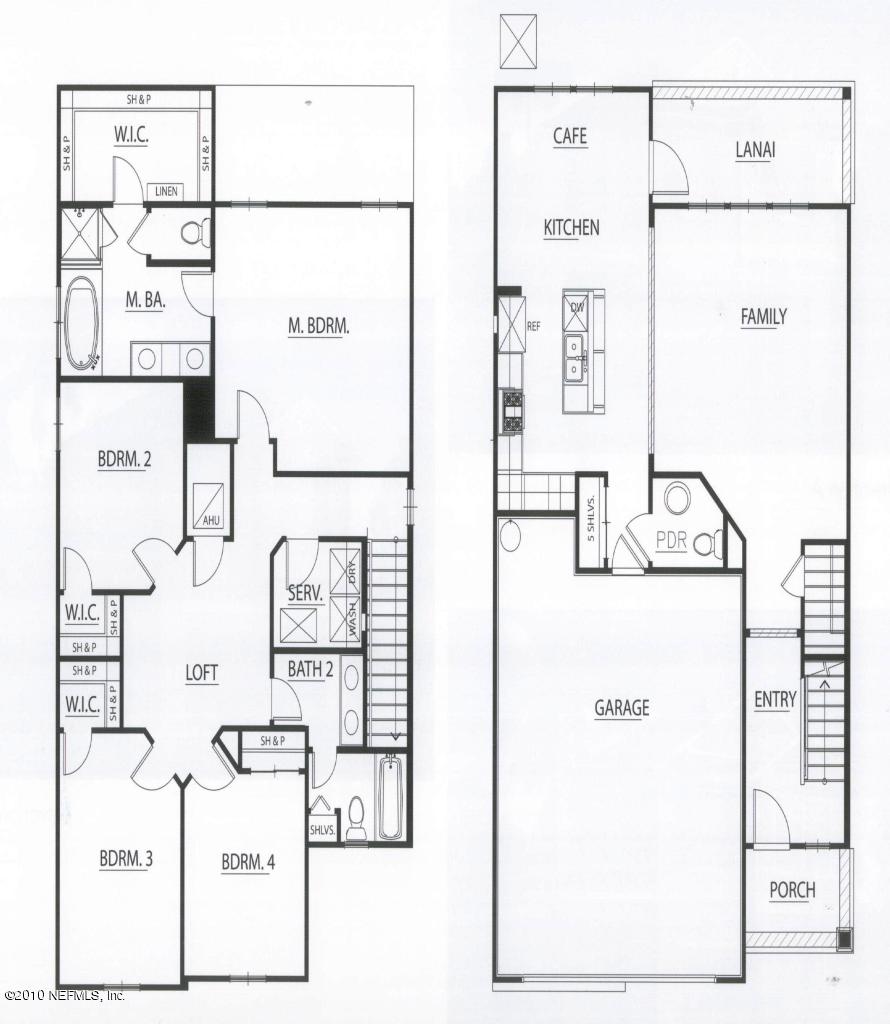 3886 Chasing Falls Road, Unit 29 Orange Park, FL 32065 - Photo 6 of 6 Hawthorne - Floorplan