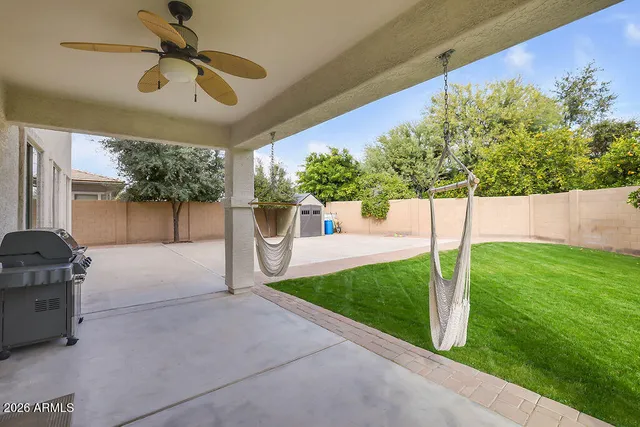 a house view with a garden space