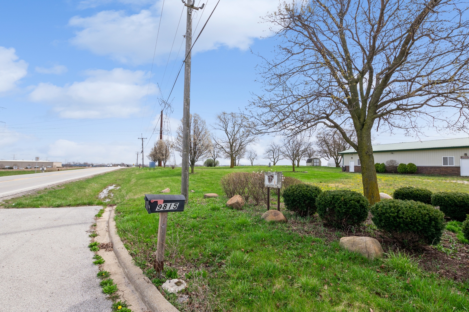 9815 West Laraway Road Frankfort, IL 60423 - Photo 6 of 14 a view of a garden with plants and large trees