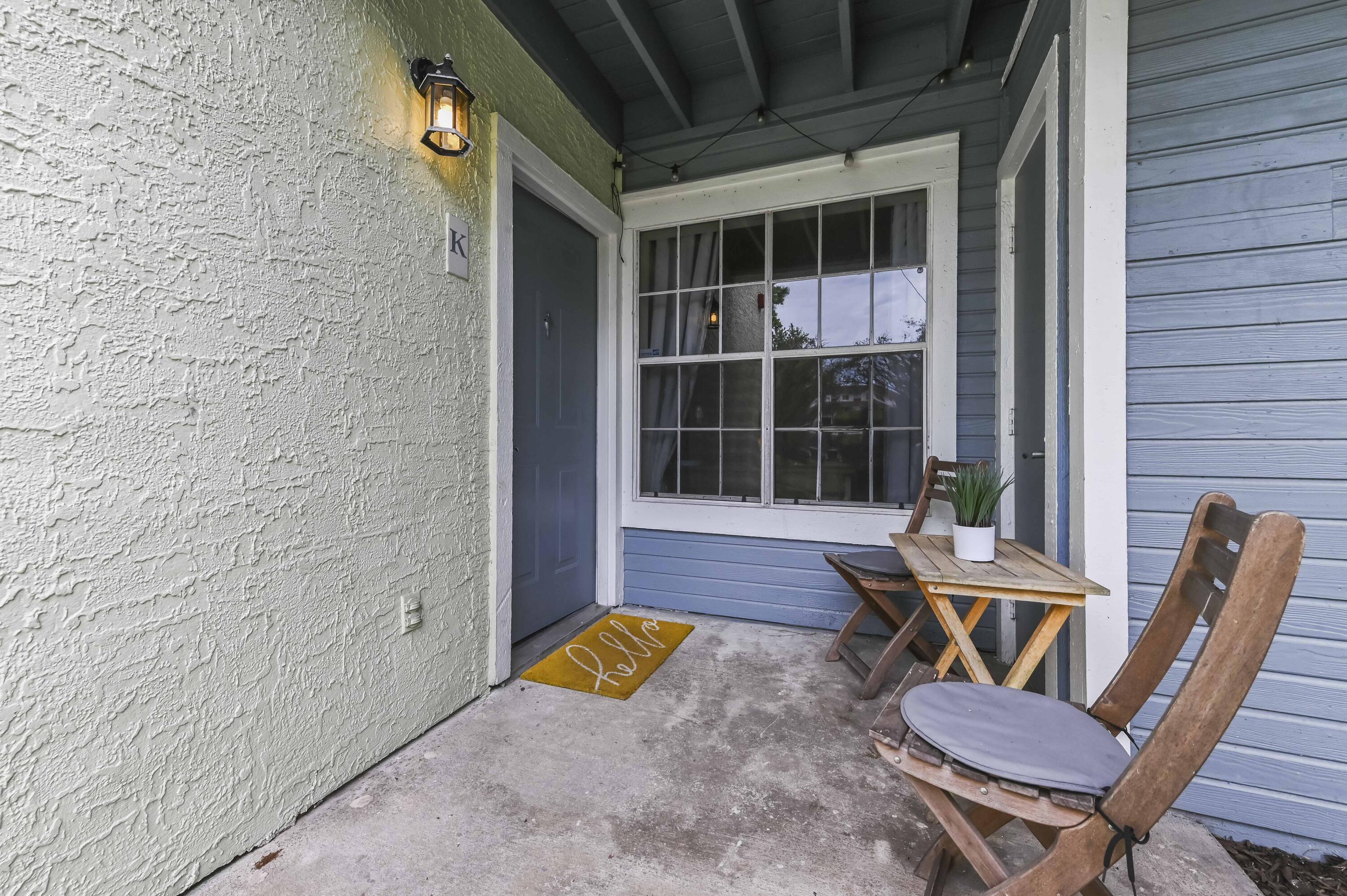 1205 Crystal Way, Unit K Delray Beach, FL 33444 - Photo 23 of 25 a view of a two chairs in the balcony