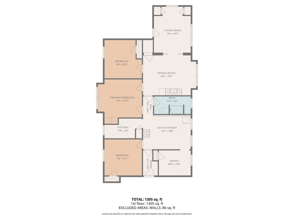 2 Hillside Street, Unit 3 Worcester, MA 01610 - Photo 29 of 30 a picture of a floor plan