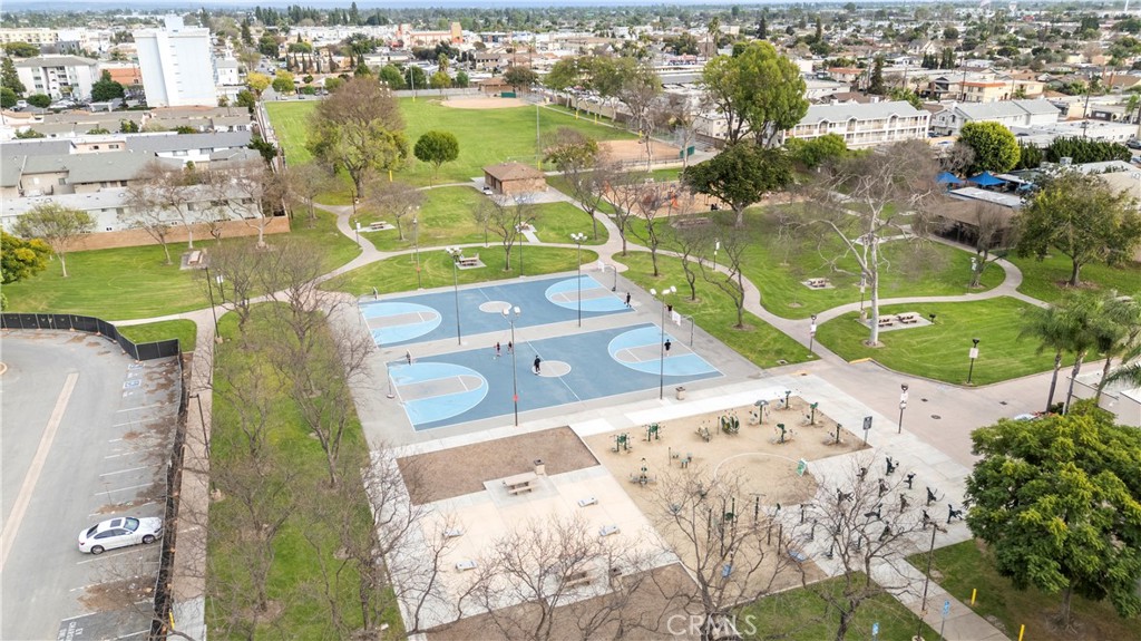 17100 Apple Street Bellflower, CA 90706 - Photo 36 of 38 an aerial view of residential houses with outdoor space