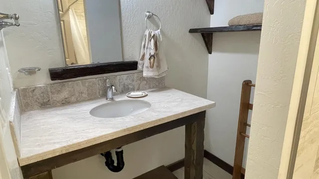 a view of a house with a yard and a large tree