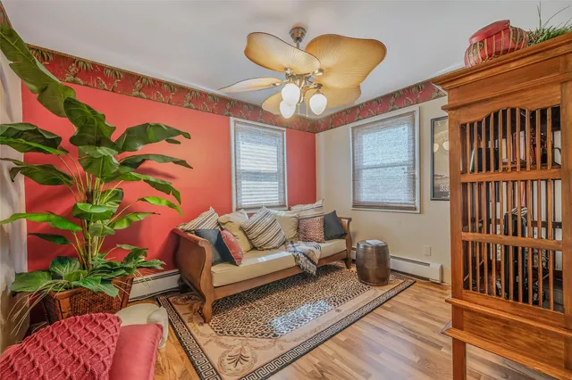 a very nice looking room with a large window