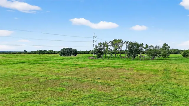 a view of a green field