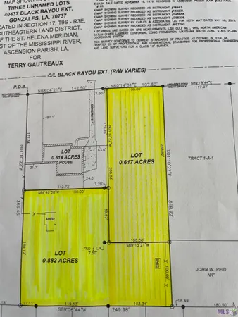 $139,900 | 40437 D Black Bayou Extension, Gonzales, LA 70737
