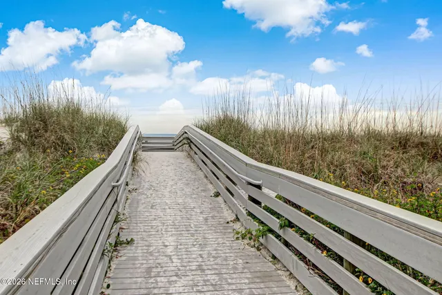 a view of a water with an ocean view