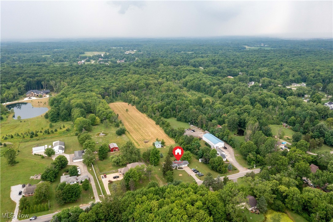 144 Substation Road Brunswick, OH 44212 - Photo 37 of 43 Drone / aerial view of a heavily wooded area