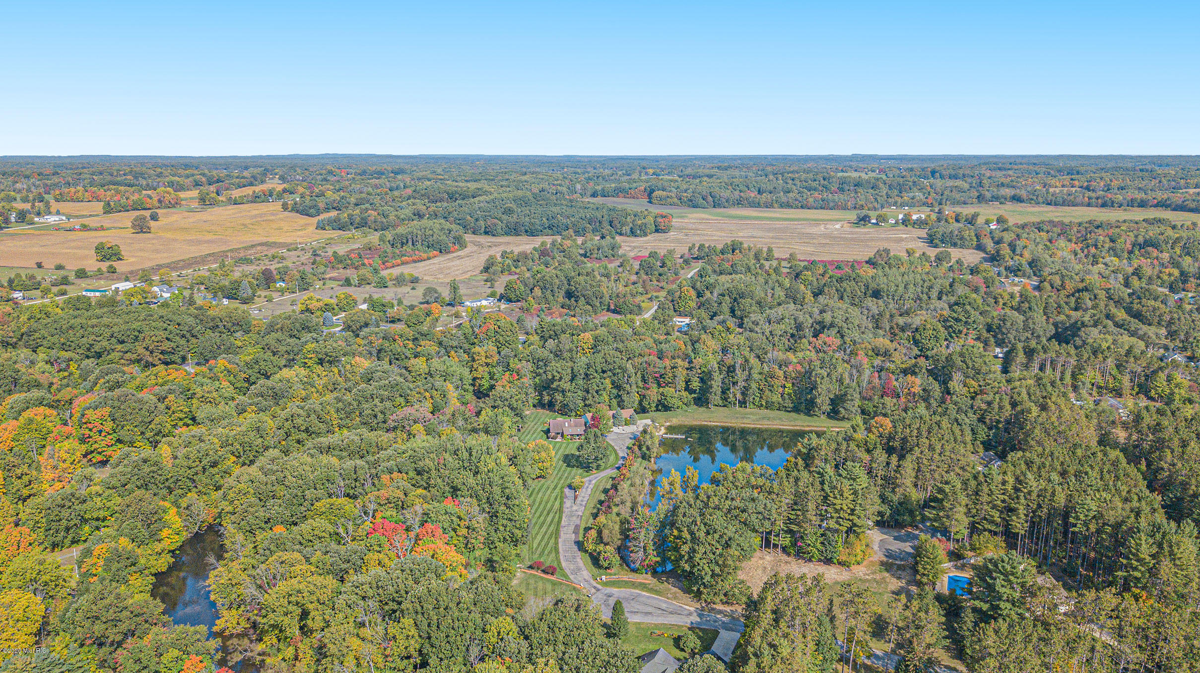 3733 South Brenlor Drive Hesperia, MI 49421 - Photo 30 of 40 3733SBrenlorAerial-4