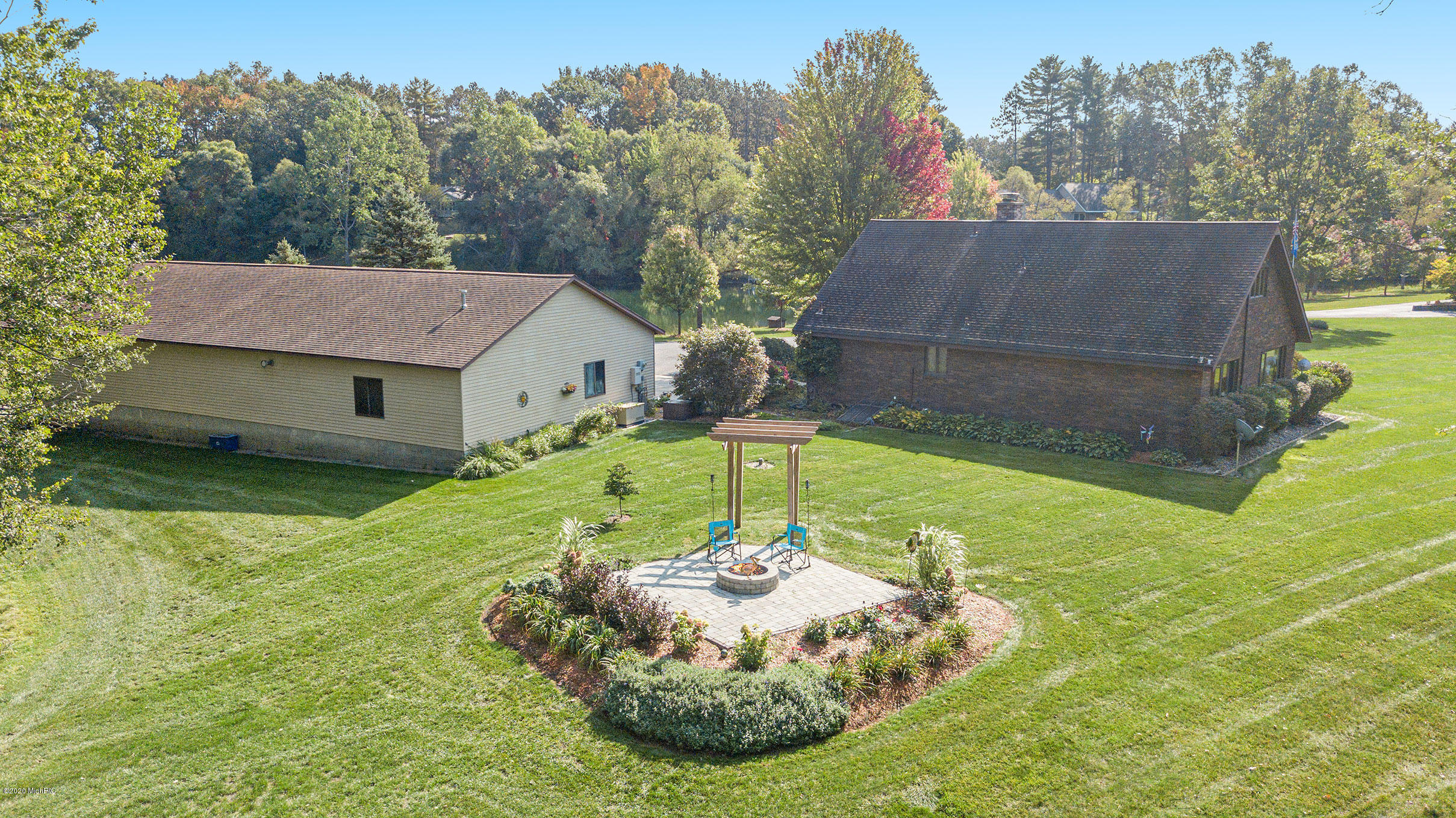 3733 South Brenlor Drive Hesperia, MI 49421 - Photo 38 of 40 3733SBrenlorAerial-14
