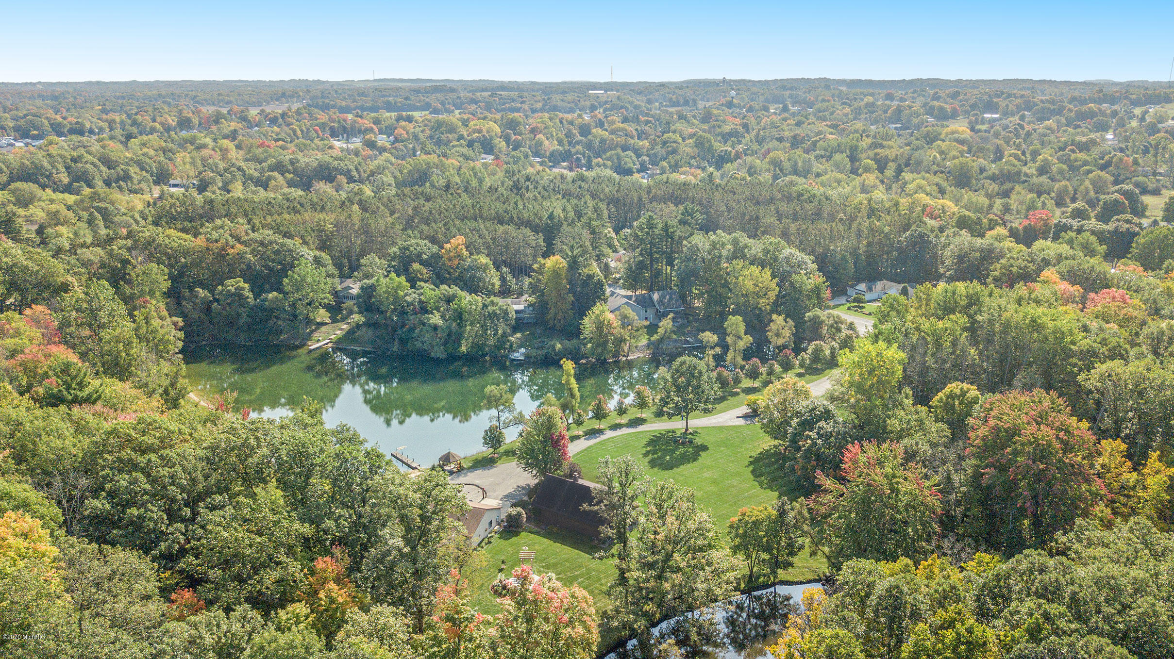 3733 South Brenlor Drive Hesperia, MI 49421 - Photo 39 of 40 3733SBrenlorAerial-13