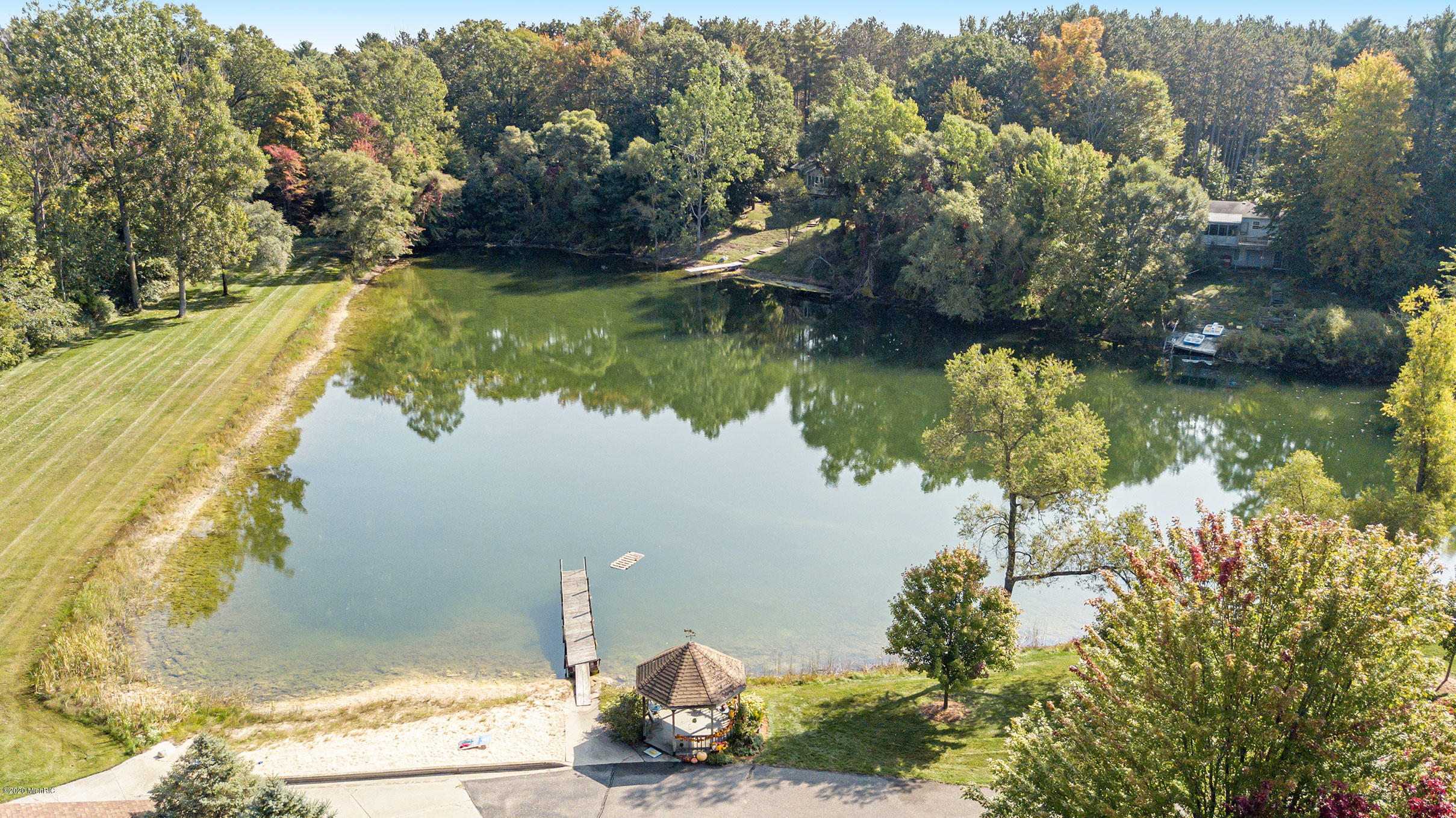 3733 South Brenlor Drive Hesperia, MI 49421 - Photo 40 of 40 3733SBrenlorAerial-15