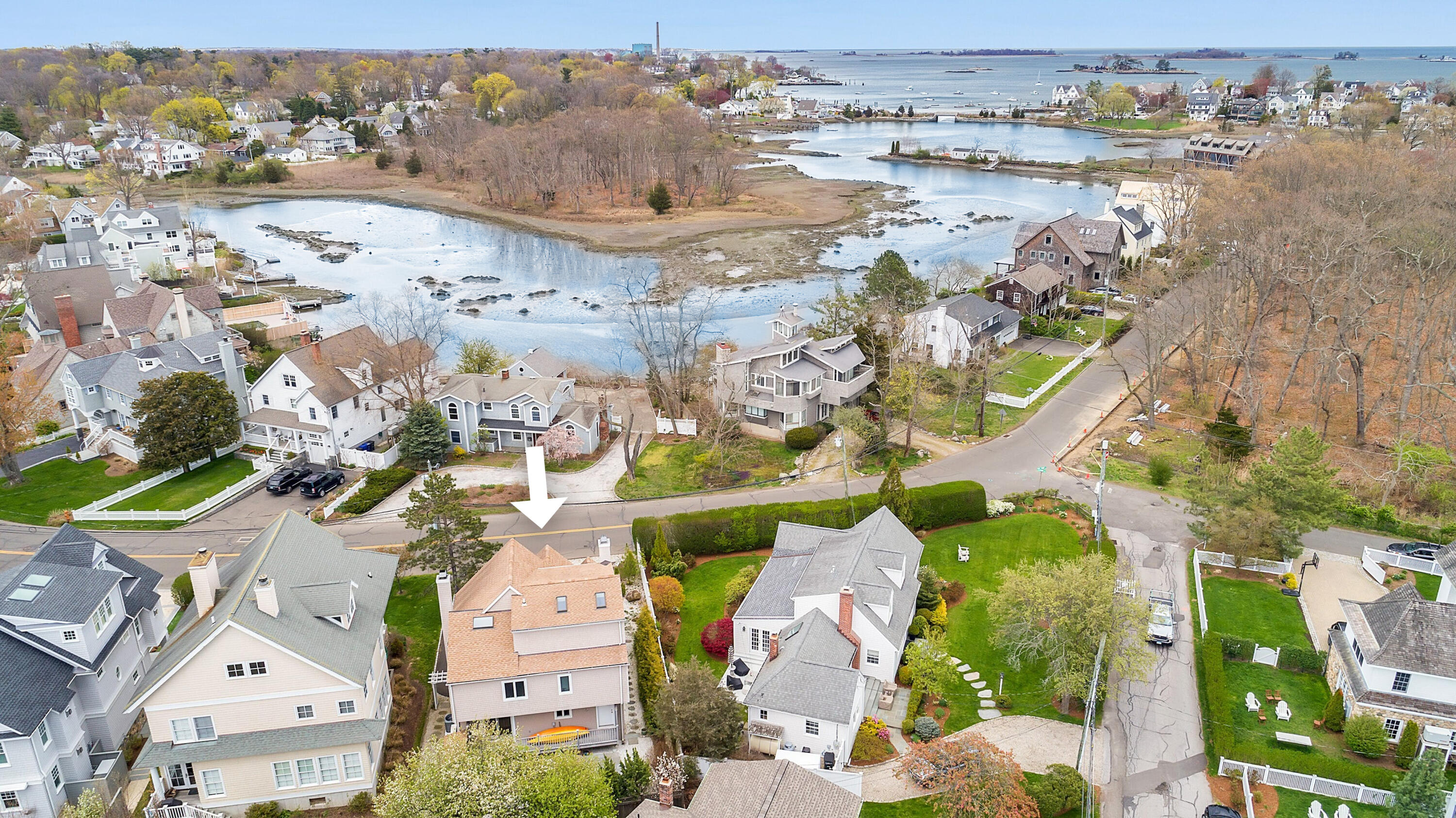 90 Roton Avenue Norwalk, CT 06853 - Photo 7 of 33 an aerial view of residential houses with outdoor space