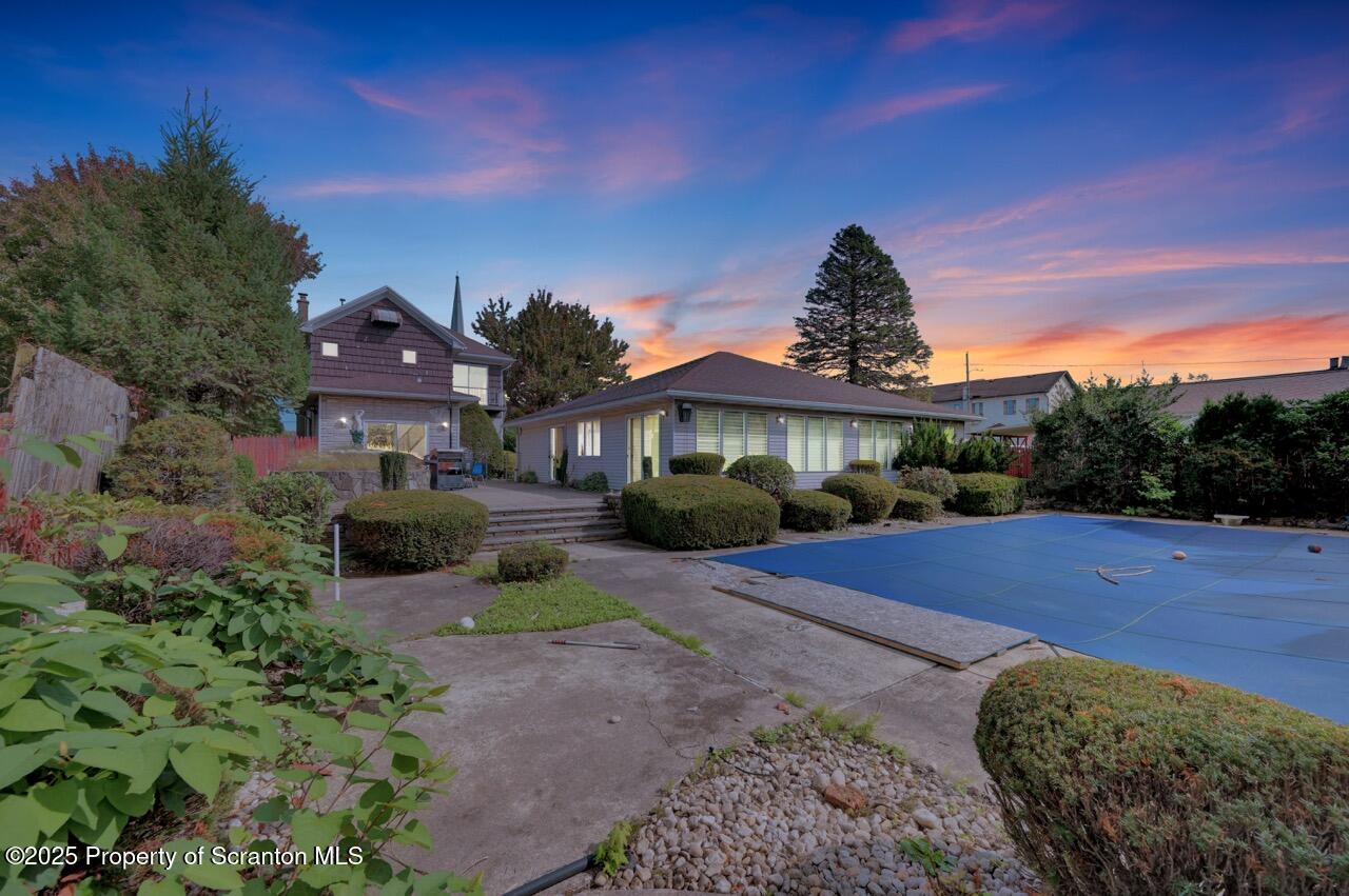 624 Main Street Moosic, PA 18507 - Photo 7 of 78 a front view of a house with a yard
