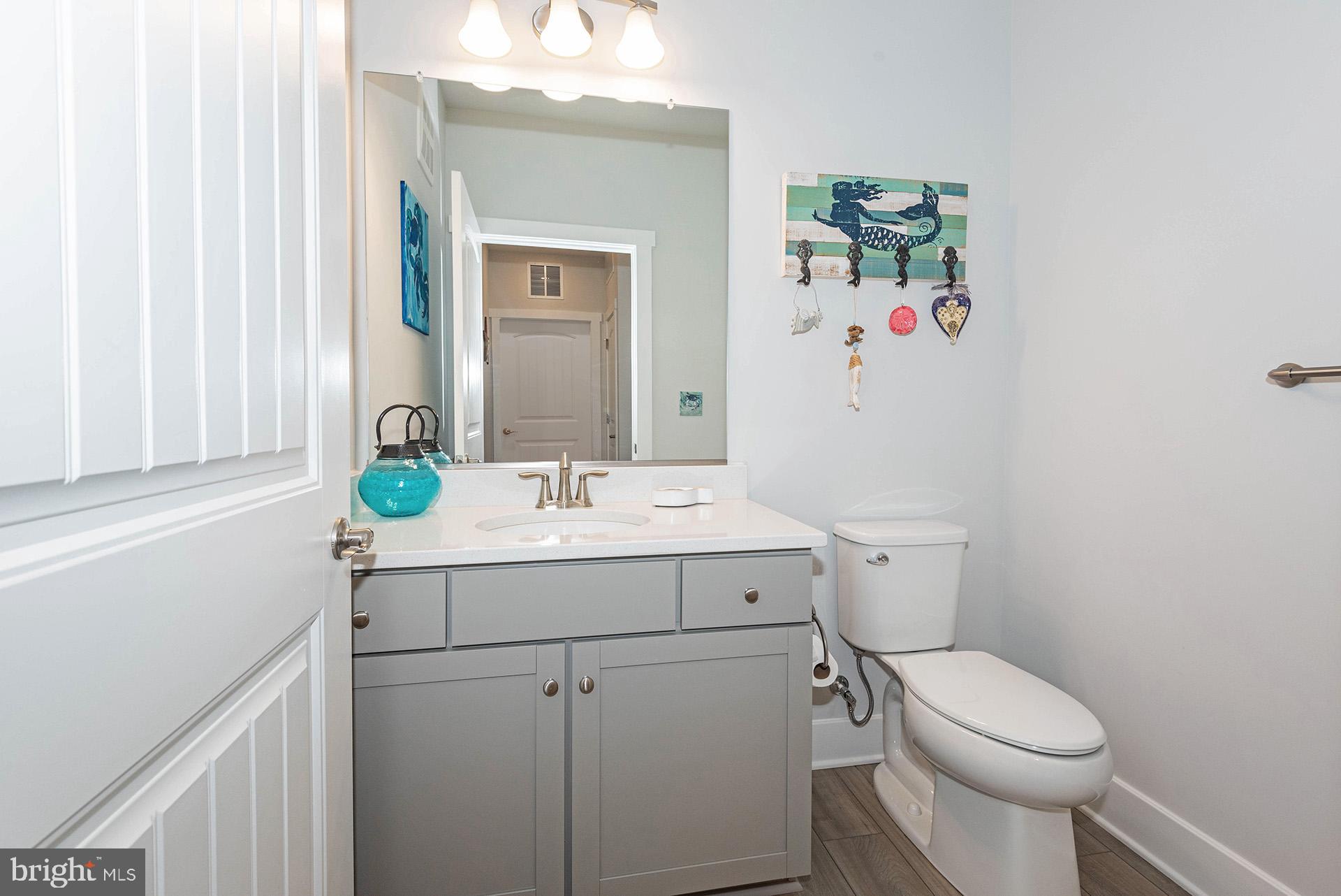 111 Marshgrass Way, Unit 22 Chester, MD 21619 - Photo 28 of 102 a bathroom with a sink toilet and mirror