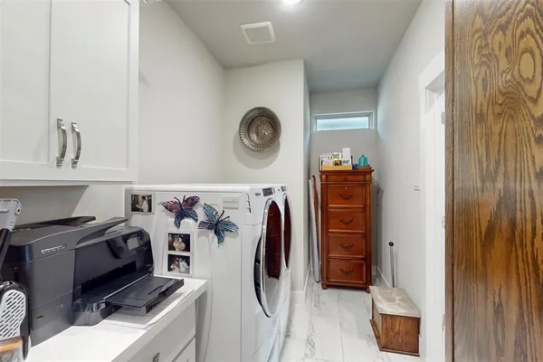 a view of storage and utility room