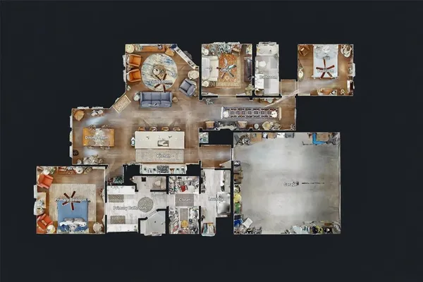 a picture of a room with furniture and equipment