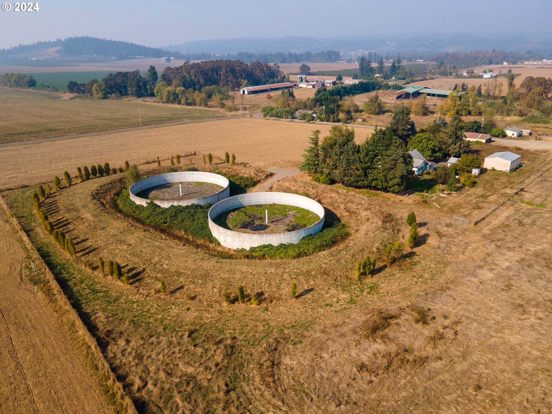22892 Schultz Road Northeast Aurora, OR 97002 - Photo 21 of 42 a view of a lake in middle of the town