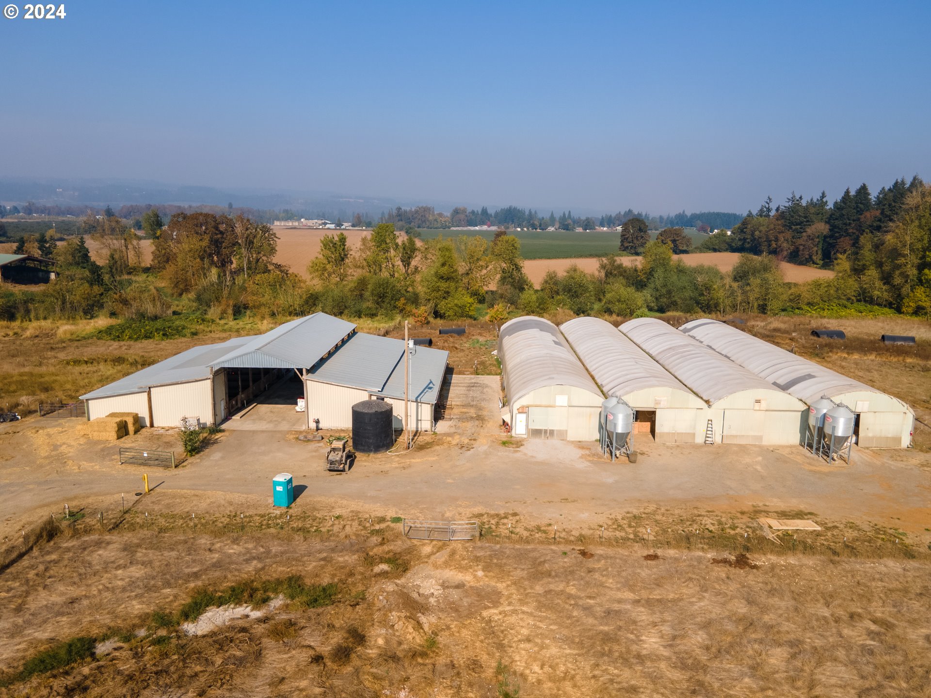 22892 Schultz Road Northeast Aurora, OR 97002 - Photo 10 of 42 an aerial view of a house with a ocean view