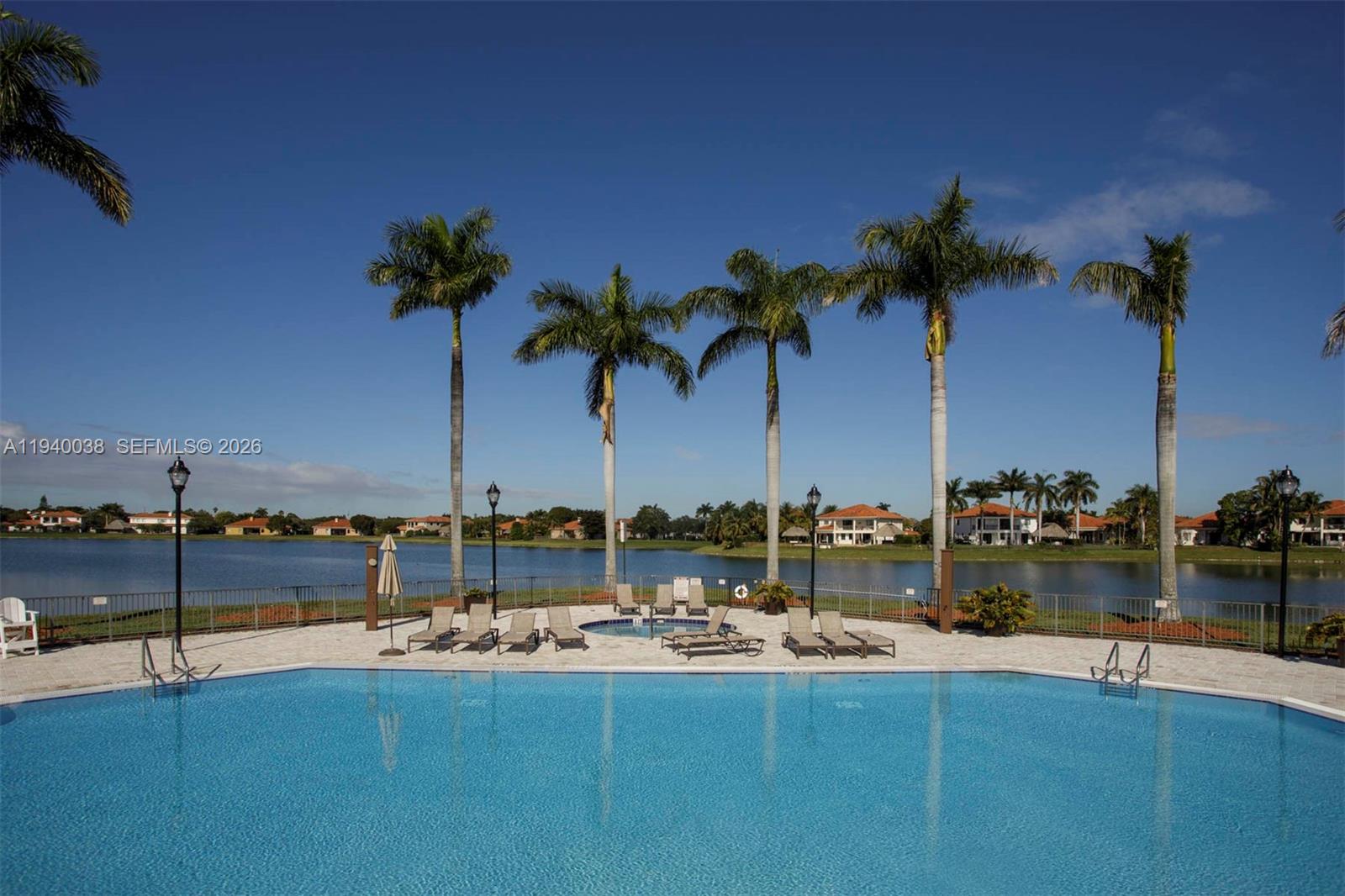 7666 Southwest 193rd Lane Cutler Bay, FL 33157 - Photo 43 of 45 a view of swimming pool with outdoor seating