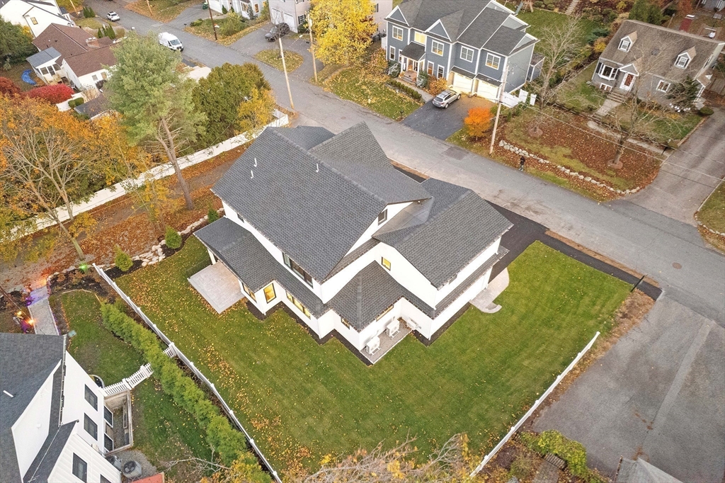34 Pershing Road Needham, MA 02494 - Photo 40 of 41 an aerial view of a house