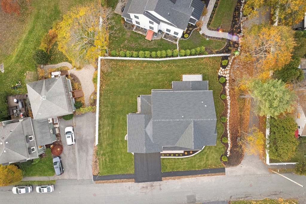 34 Pershing Road Needham, MA 02494 - Photo 4 of 41 an aerial view of a house