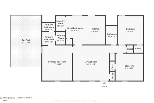 $1,800 | 6213 Magnolia Lakes Drive, Olive Branch, MS 38654