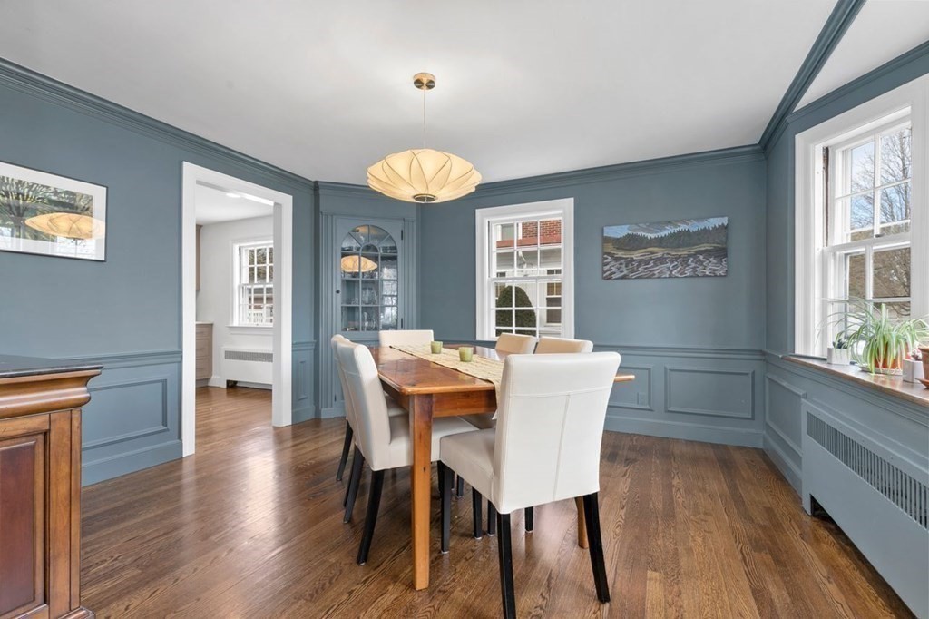 10 Standish Road Milton, MA 02186 - Photo 7 of 28 a view of a dining room with furniture window and wooden floor