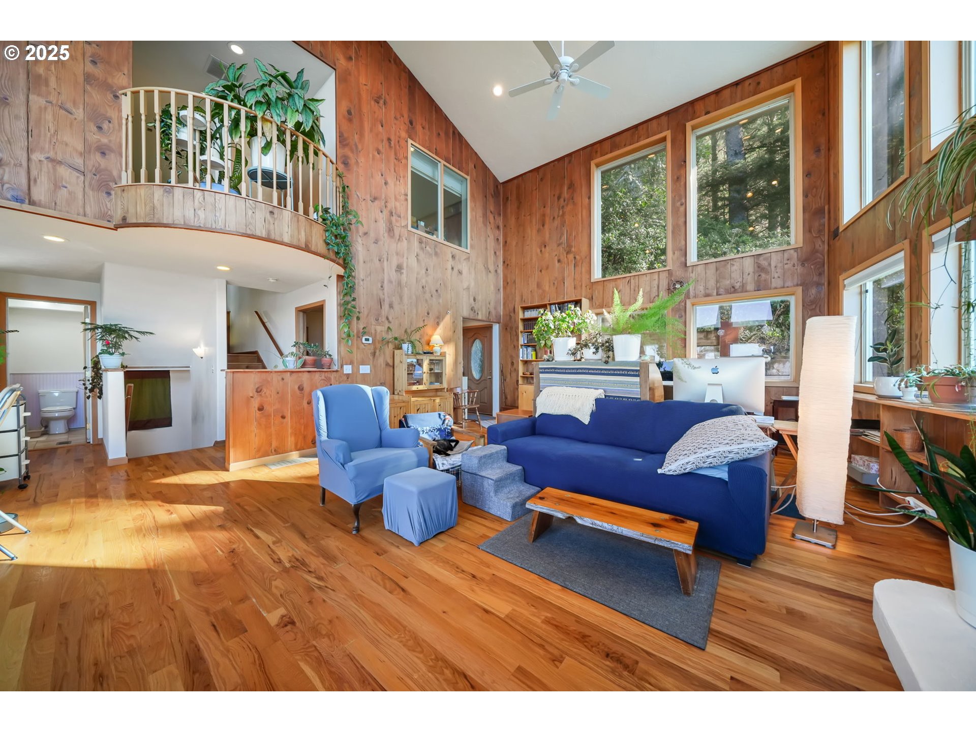 674 Pacific View Drive Yachats, OR 97498 - Photo 15 of 47 a living room with furniture and a large window