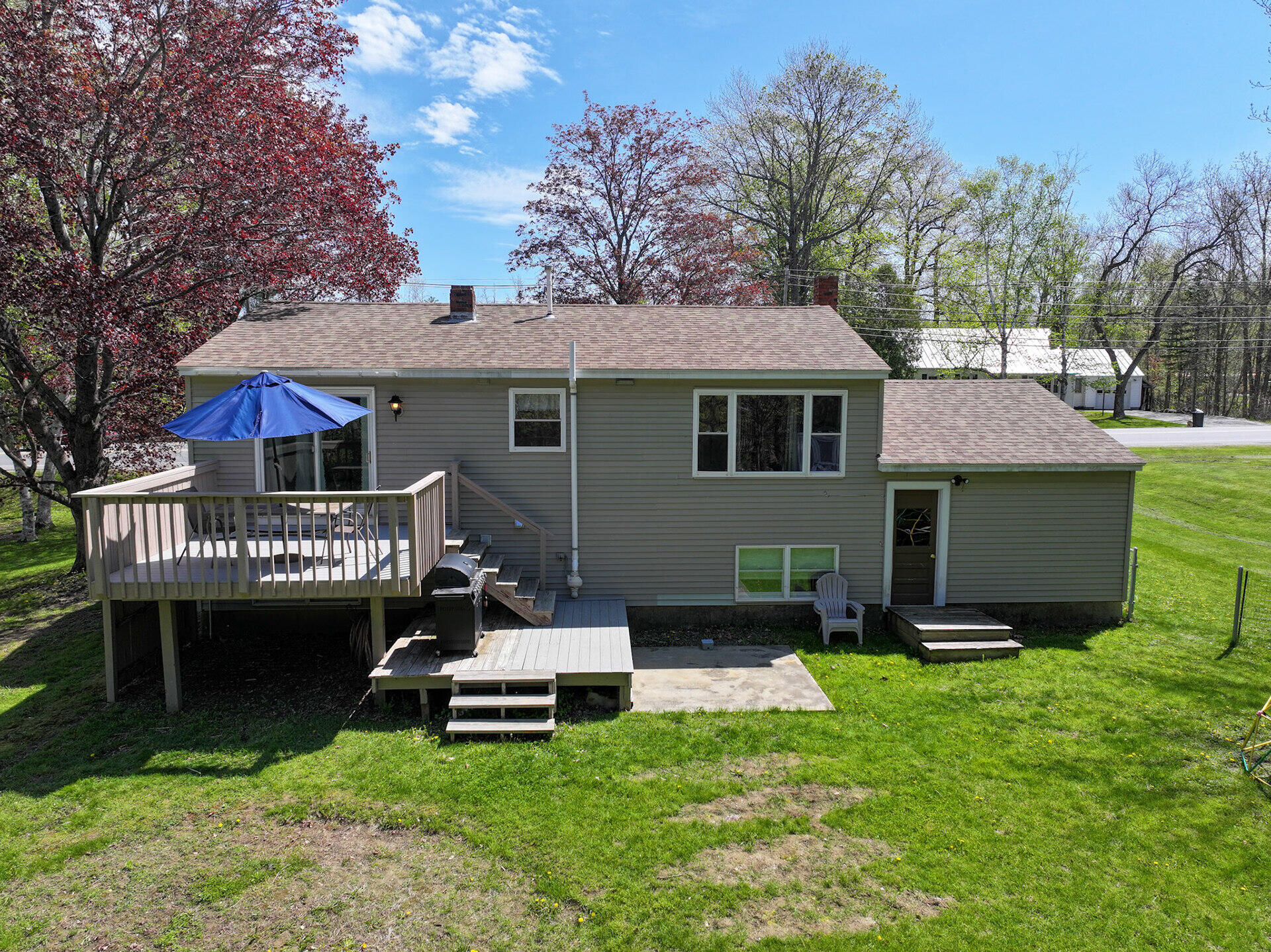 141 Cushman Road Winslow, ME 04901 - Photo 35 of 40 Rear of Home